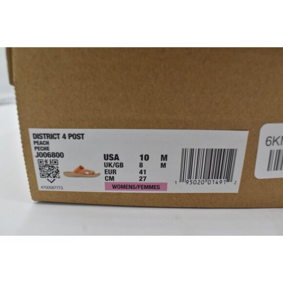 Merrell Womens Size 10 District 4 Peach Slip On Slide Sandals Shoes - Picture 12 of 12